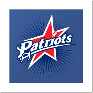 Patriots Sports Logo Posters and Art